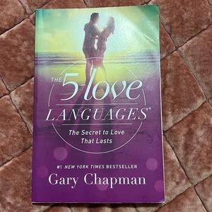 The 5 love languages by Gary Chapman book. NY TIMES BEST SELLER